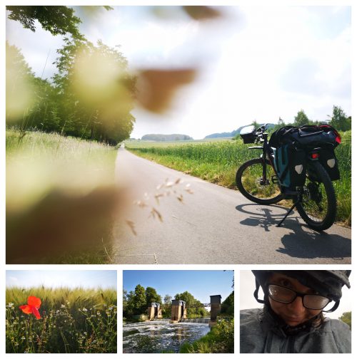 Im Sommer 2020 erfüllte ich mir den Wunsch einer Radtour. Ich fuhr sechs Tage entlang der Römer-Lippe-Route zwischen Feldern, Wäldern und abendlichen Biergärten. Ein so tolles Abenteuer. Am letzten Tag überraschte mich der Regen. Pool im Schuh, gehört wahrscheinlich einfach dazu.